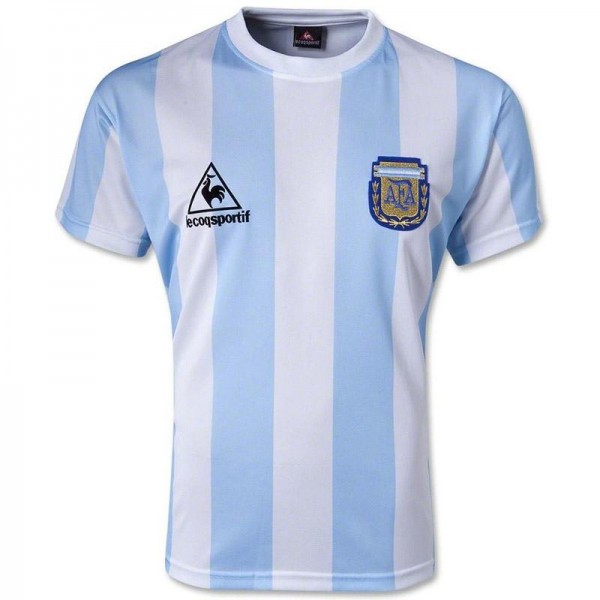 Argentine Maillot de foot rétro à domicile Manadona Maillot édition commémorative 1986